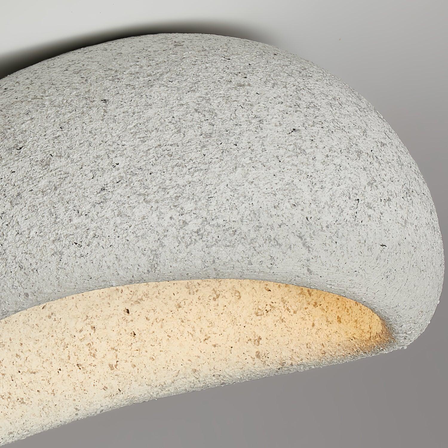 Solara Ceiling Lamp with Japanese Wabi-Sabi Moon