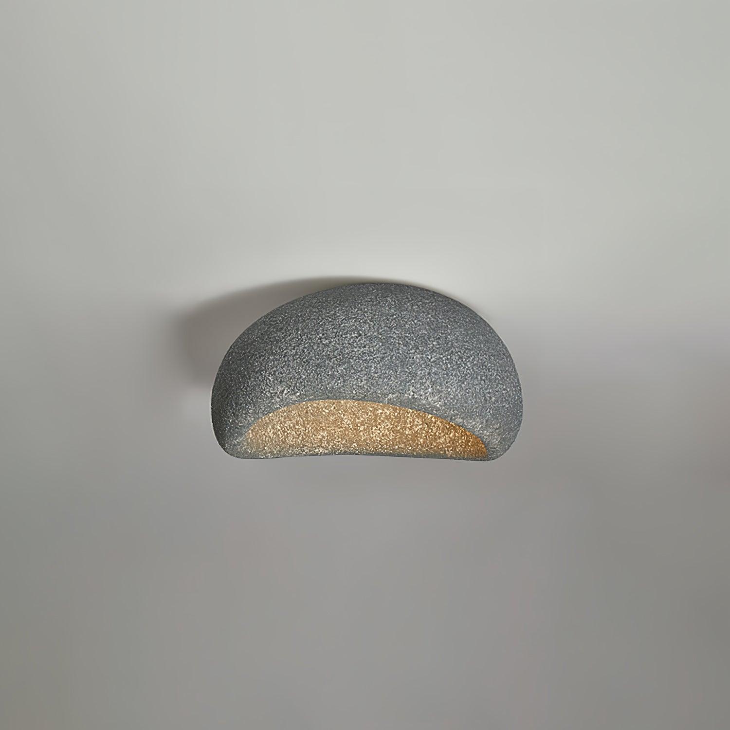 Solara Ceiling Lamp with Japanese Wabi-Sabi Moon