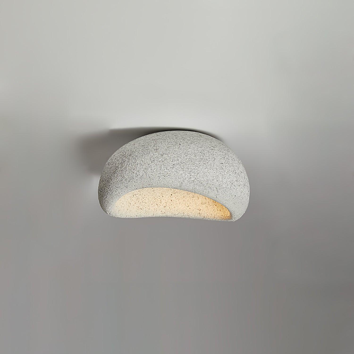 Solara Ceiling Lamp with Japanese Wabi-Sabi Moon