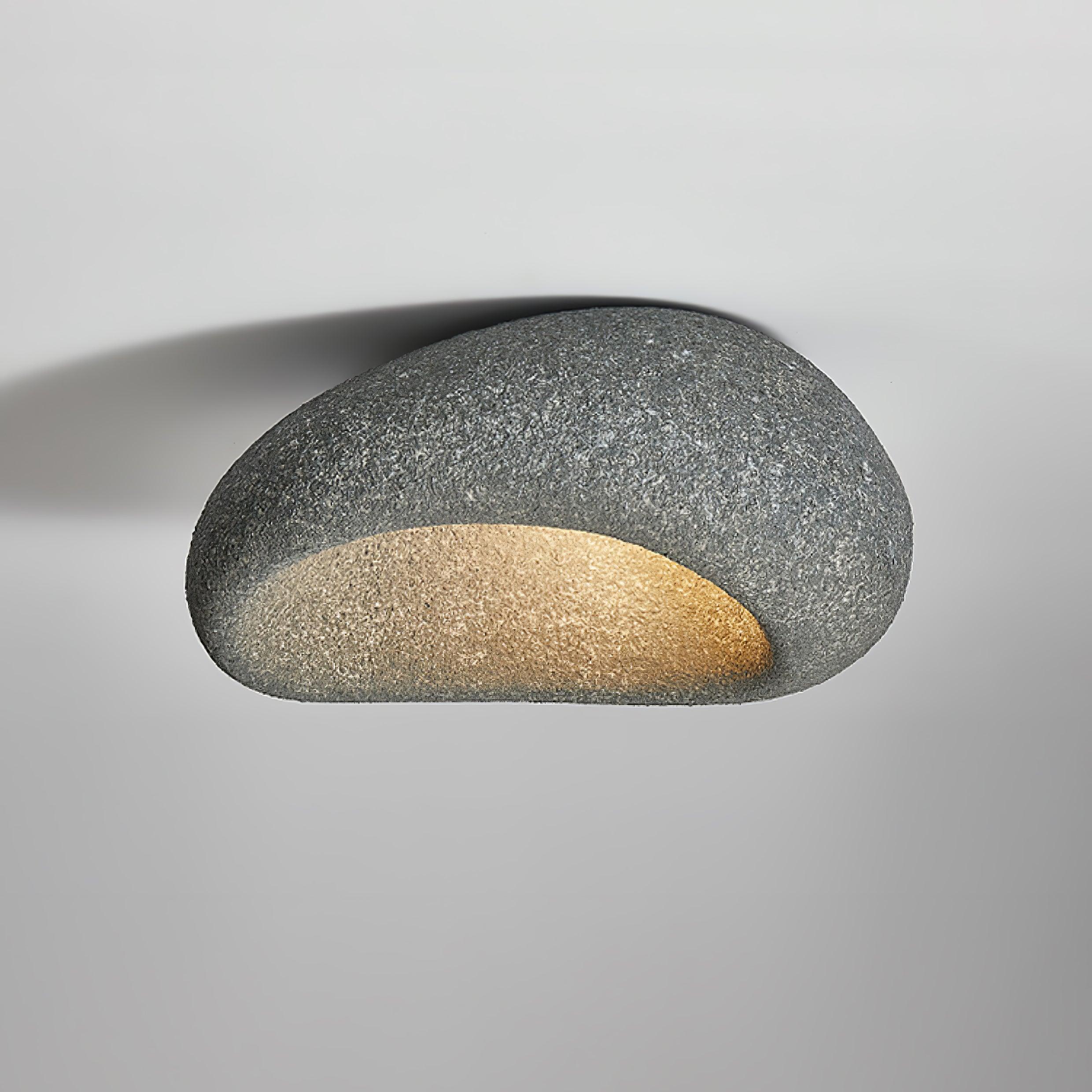 Solara Ceiling Lamp with Japanese Wabi-Sabi Moon