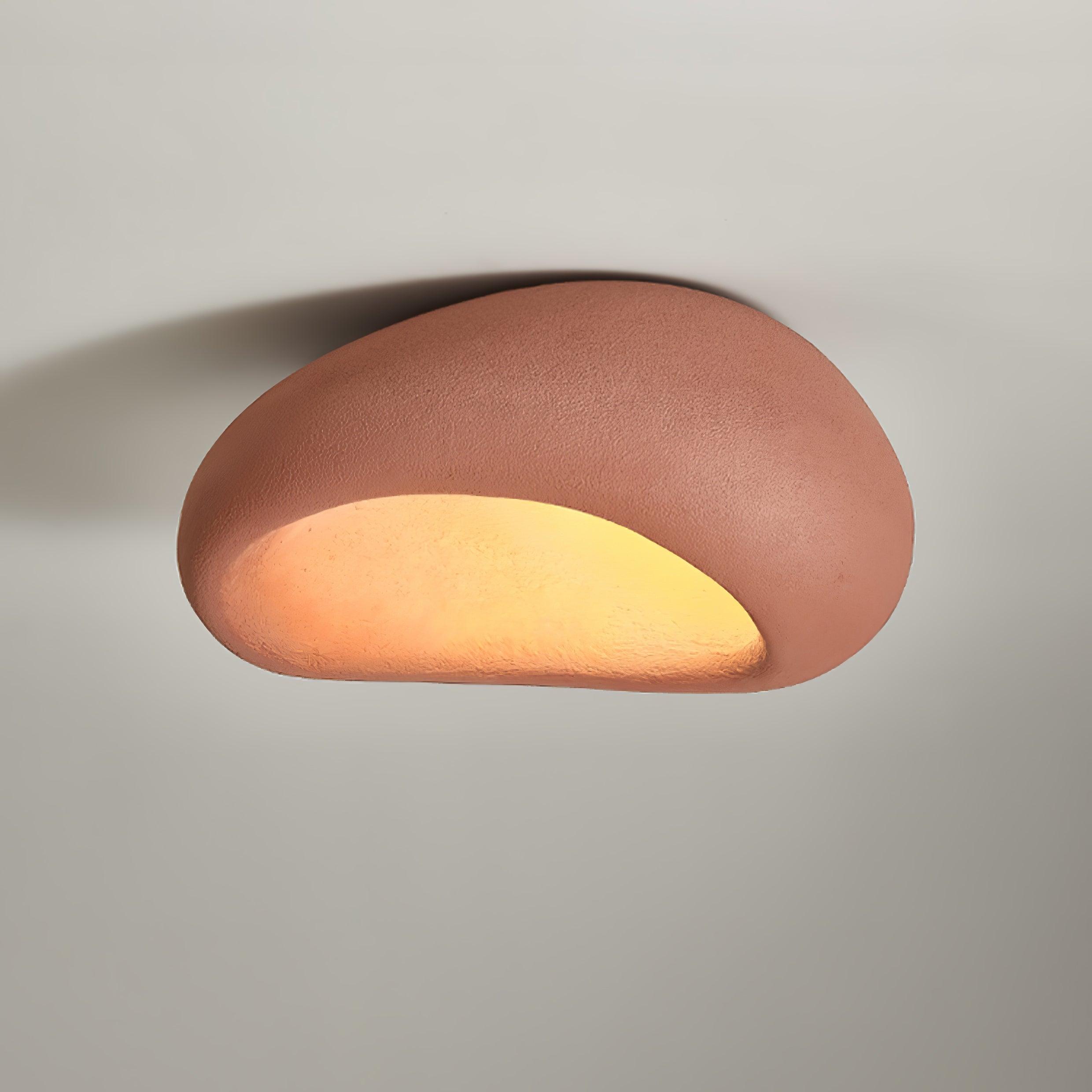 Solara Ceiling Lamp with Japanese Wabi-Sabi Moon
