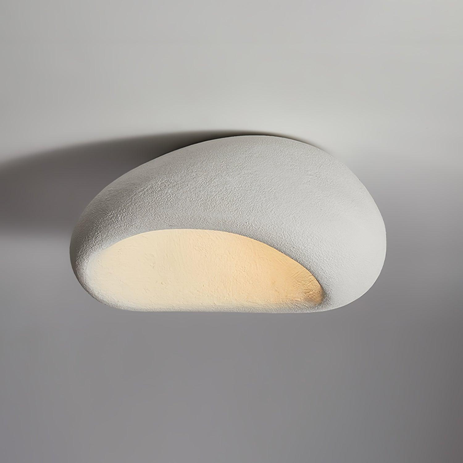 Solara Ceiling Lamp with Japanese Wabi-Sabi Moon