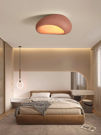 Solara Ceiling Lamp with Japanese Wabi-Sabi Moon