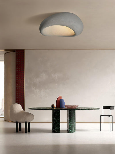 Solara Ceiling Lamp with Japanese Wabi-Sabi Moon