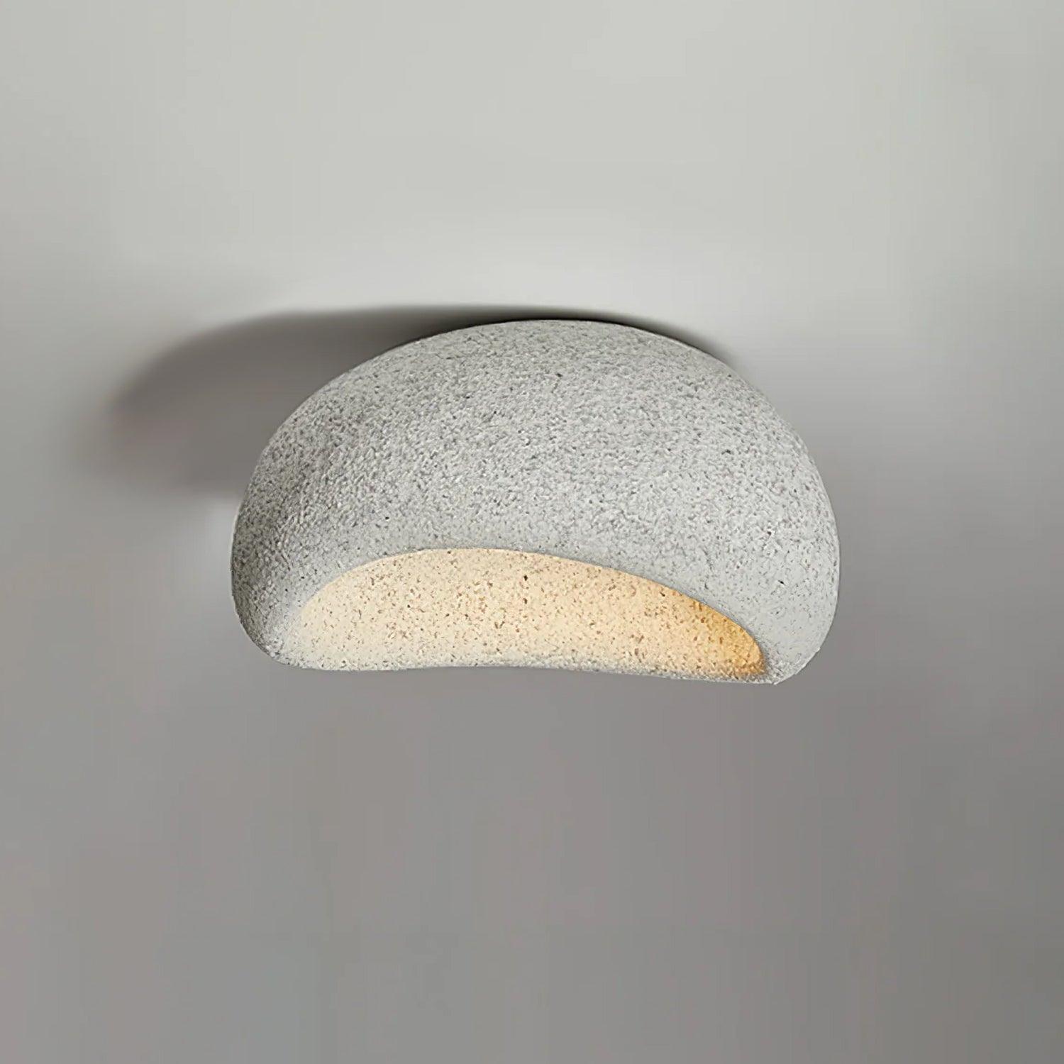 Solara Ceiling Lamp with Japanese Wabi-Sabi Moon