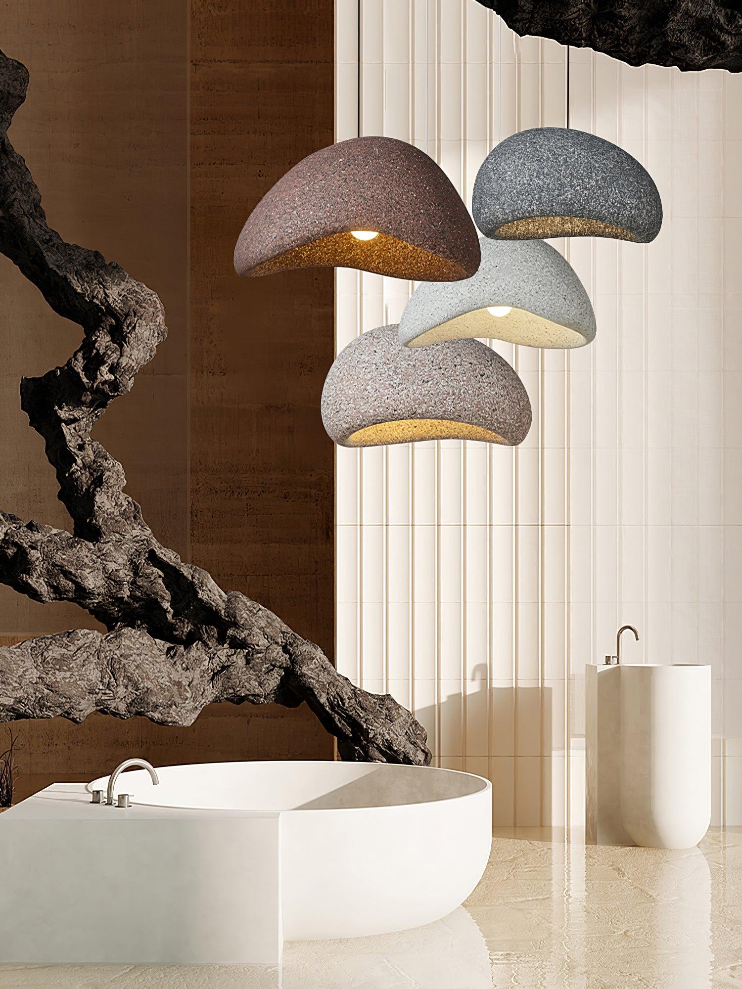 Tsukiyo Wabi-Sabi Cloud Pendant Light