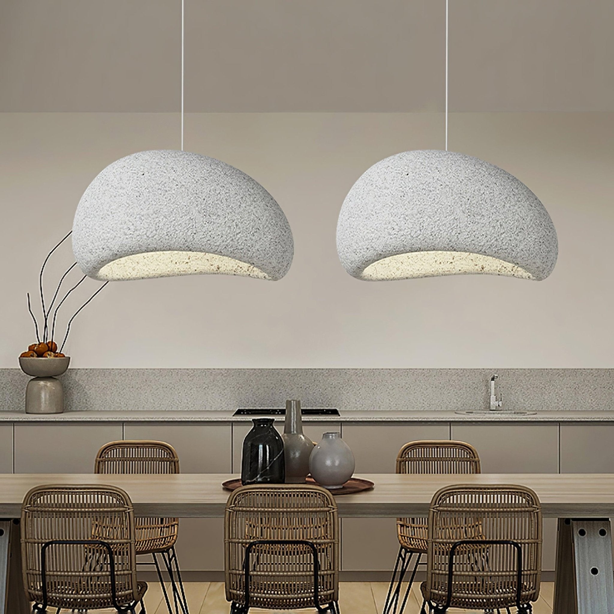 Tsukiyo Wabi-Sabi Cloud Pendant Light