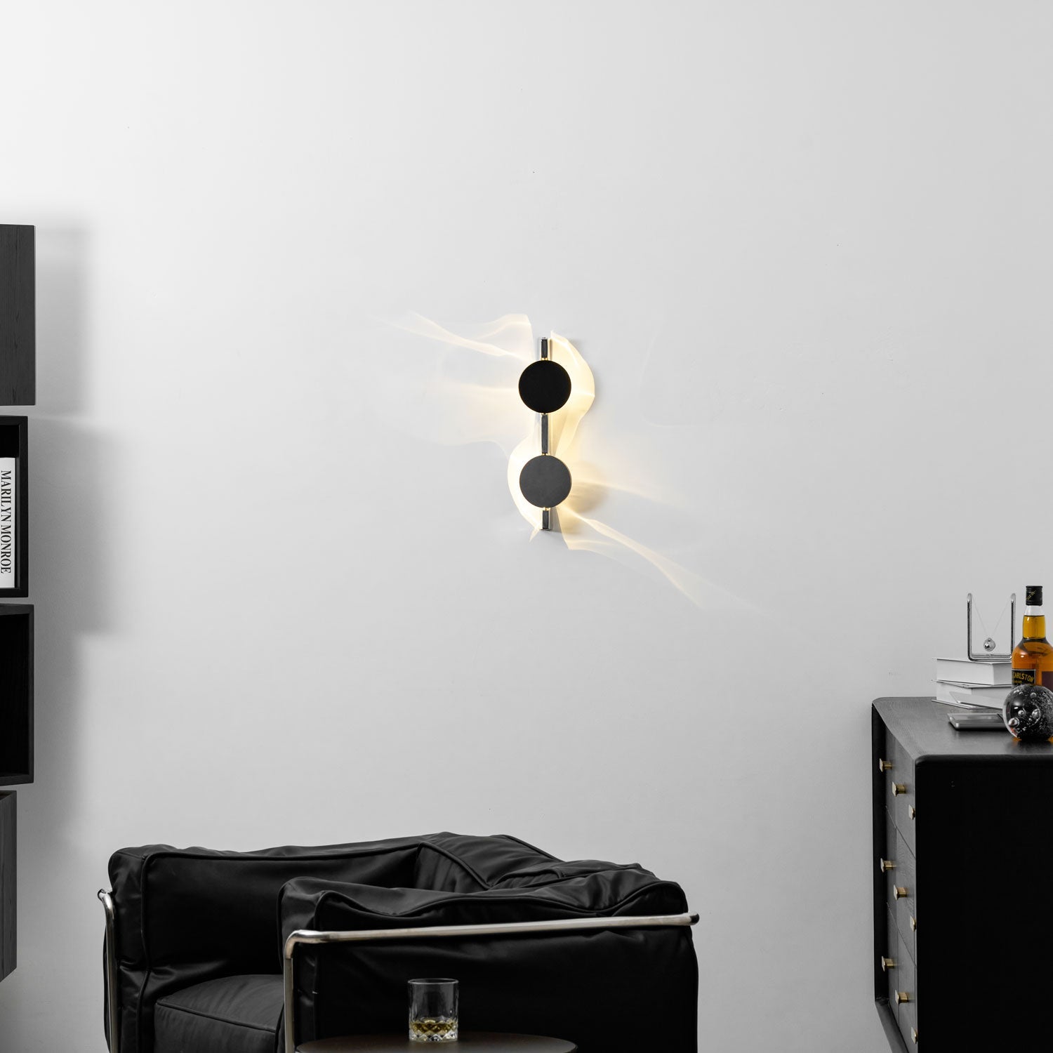 Delaview Kinetic Shadow Indoor Wall Light