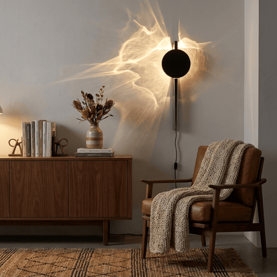 Kinetic Shadow Plug-in Wall Lamp