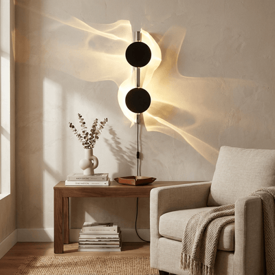 Kinetic Shadow Plug-in Wall Lamp