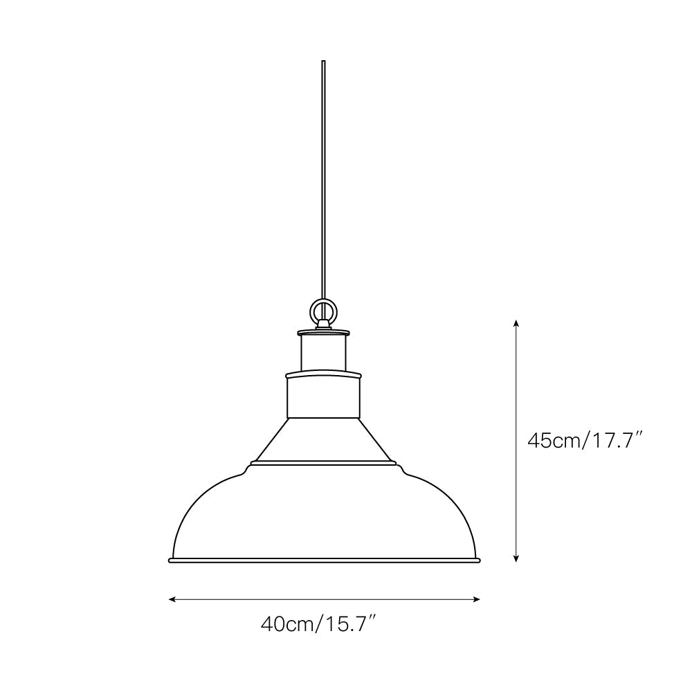 Rusty Pendant Lamp