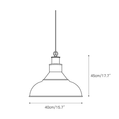 Rusty Pendant Lamp