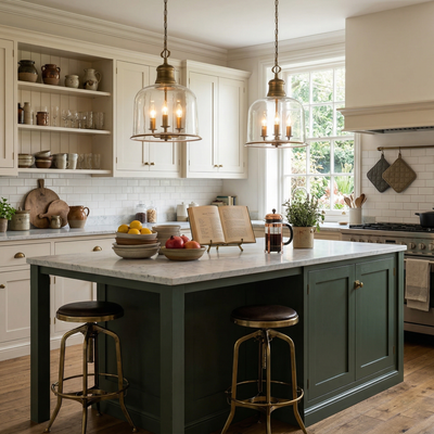 Lindenshire Glass Linear Pendant Light