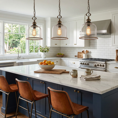 Lindenshire Glass Linear Pendant Light