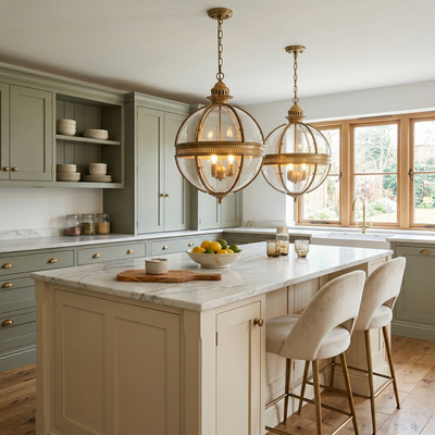 Aureford Glass Linear Pendant Light
