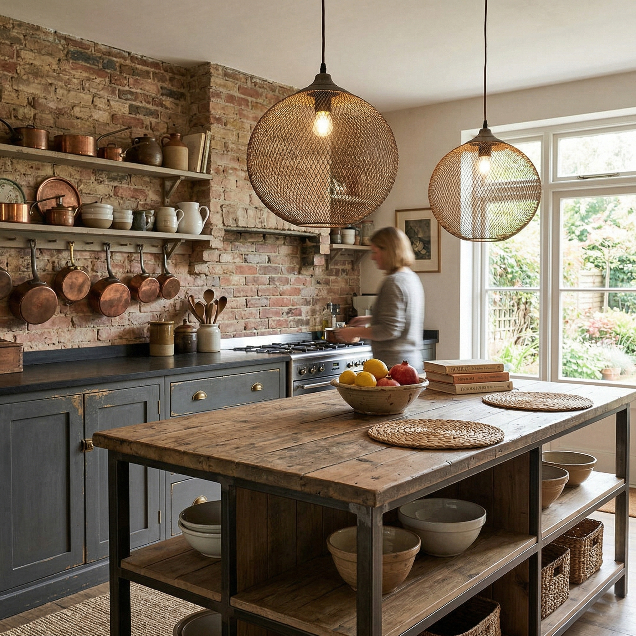 Wrencourt Mesh Pendant Light