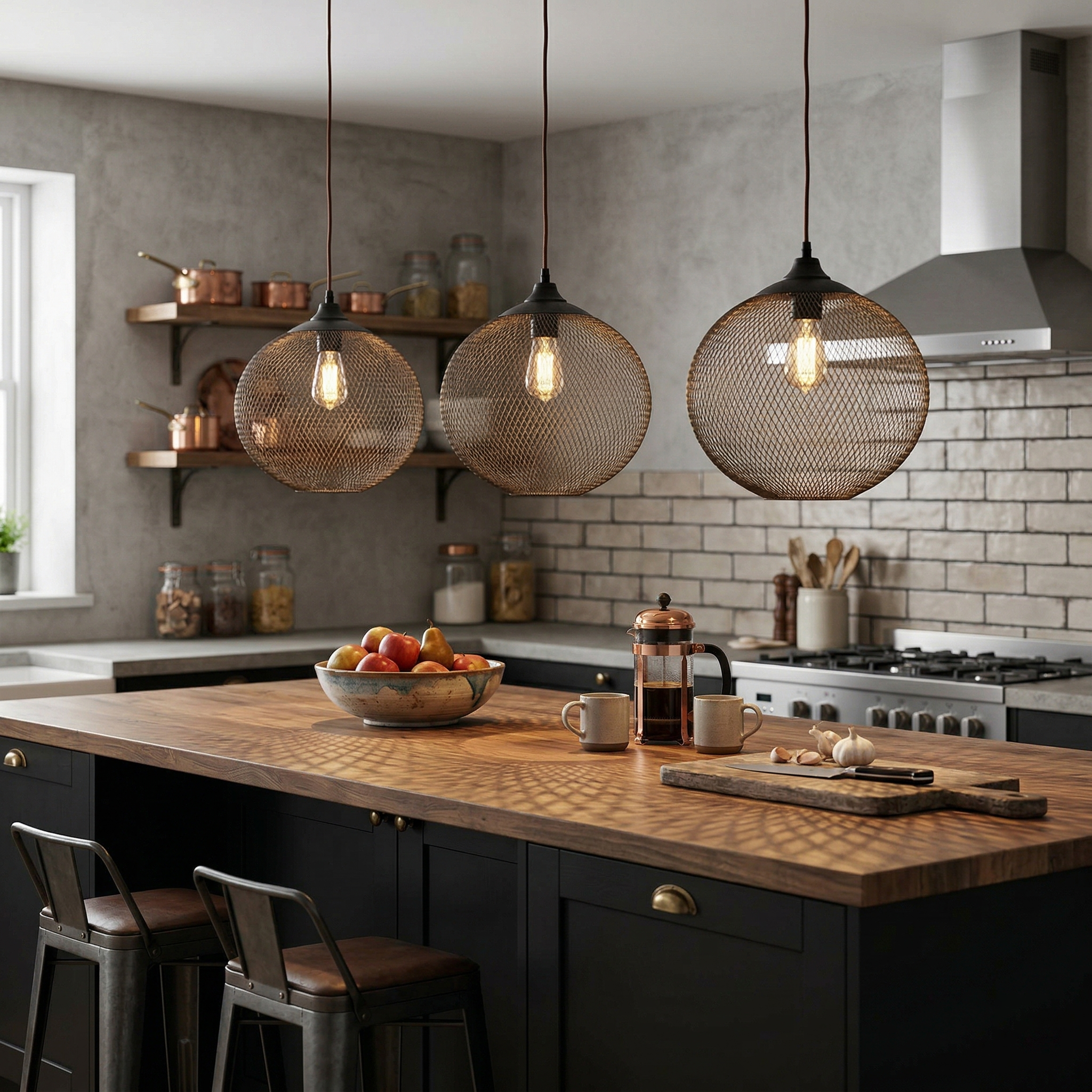Wrencourt Mesh Pendant Light