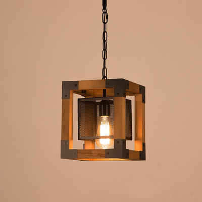 Grid Kitchen Island Rectangle Chandelier