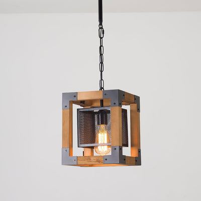 Grid Kitchen Island Rectangle Chandelier