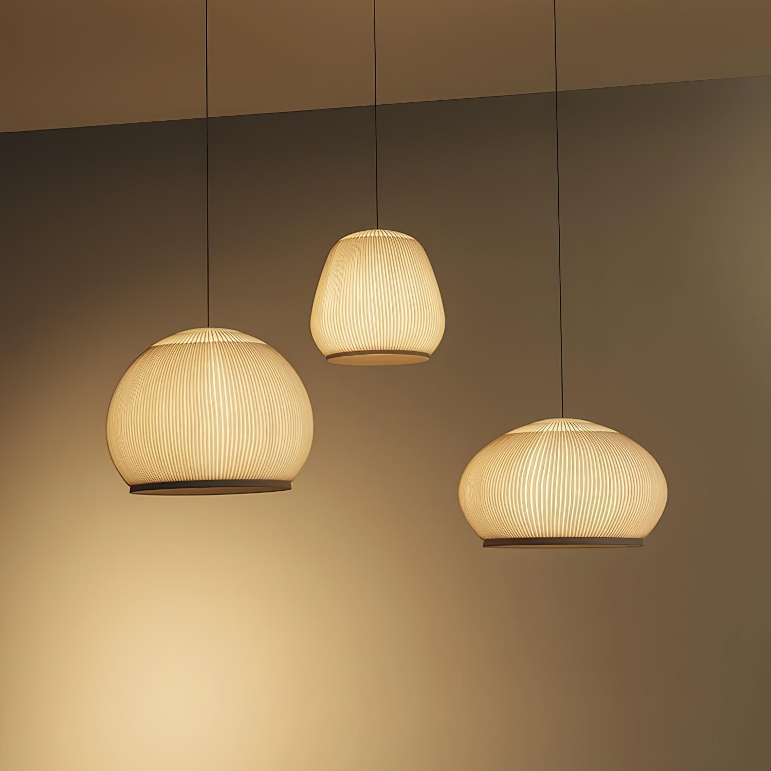 Lineiella Minimalist Fabric Pendant Light