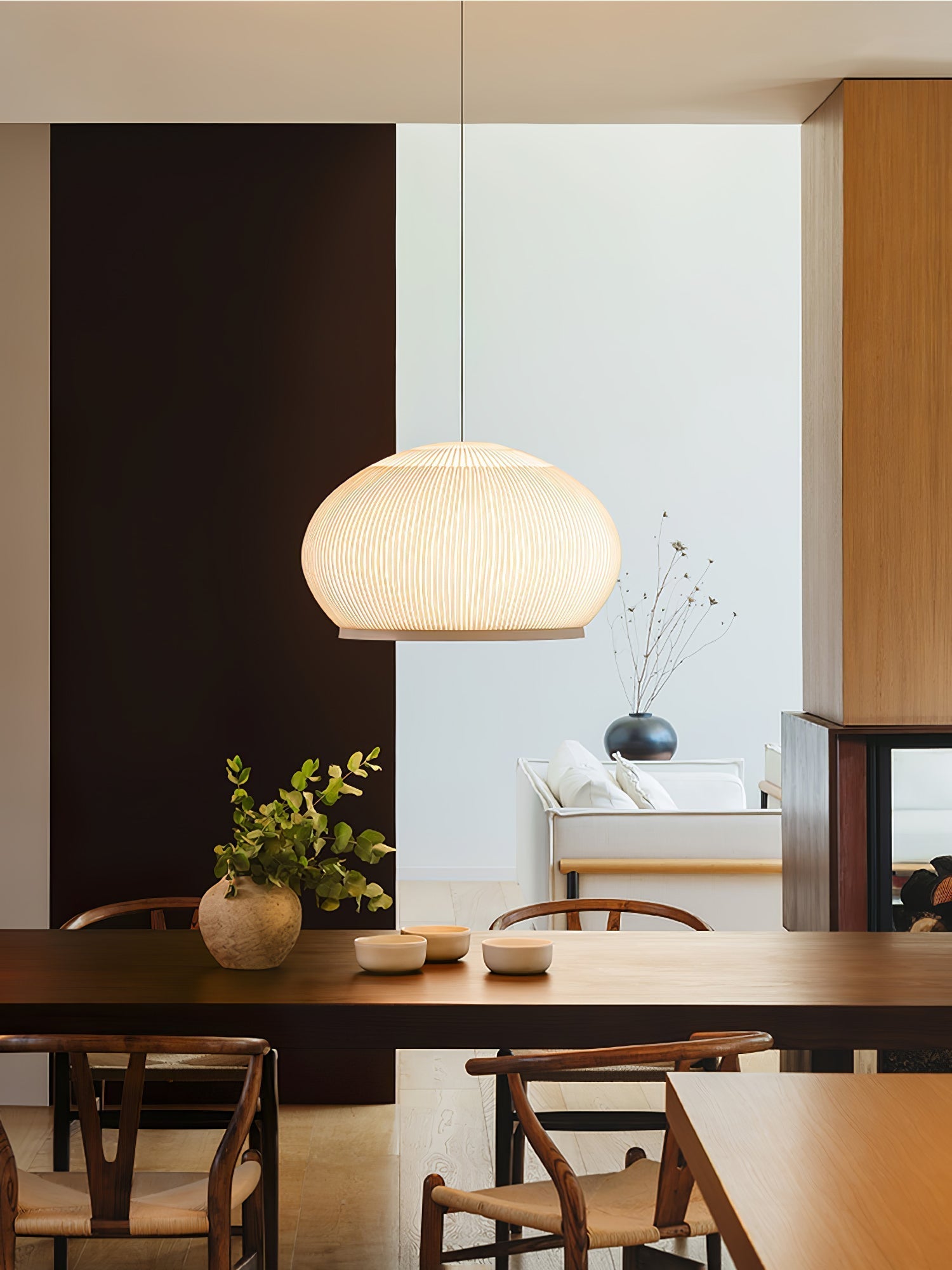 Lineiella Minimalist Fabric Pendant Light