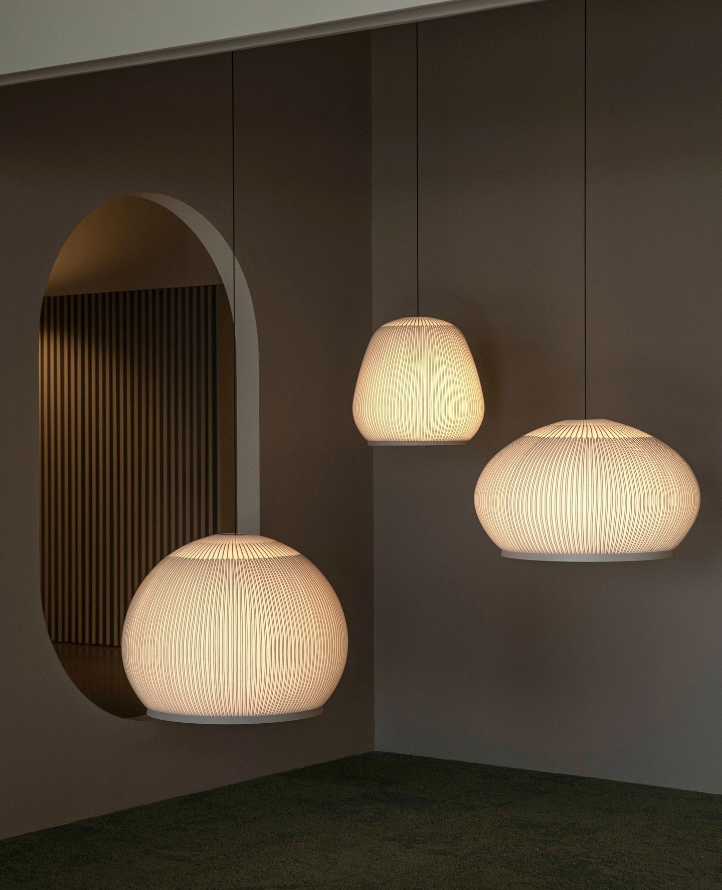Lineiella Minimalist Fabric Pendant Light