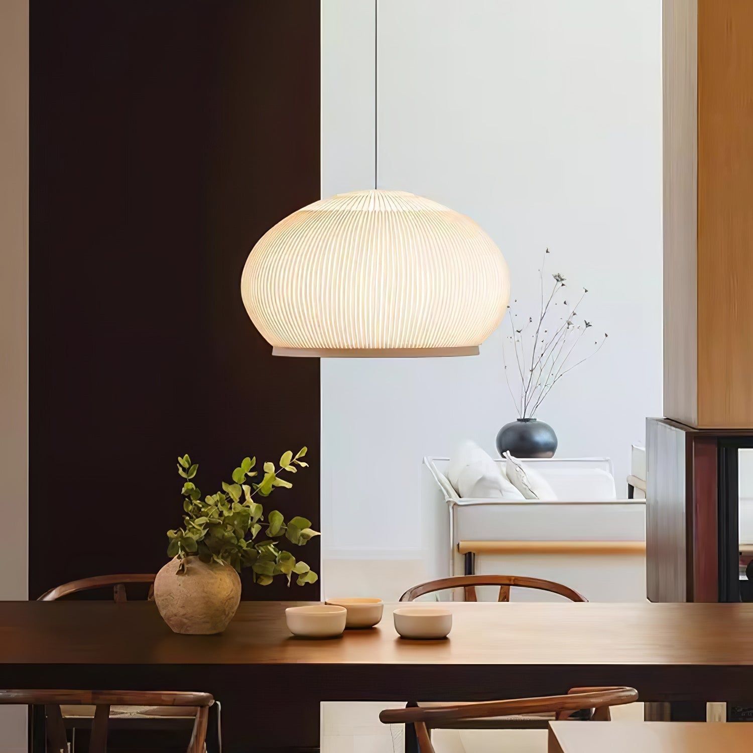Lineiella Minimalist Fabric Pendant Light
