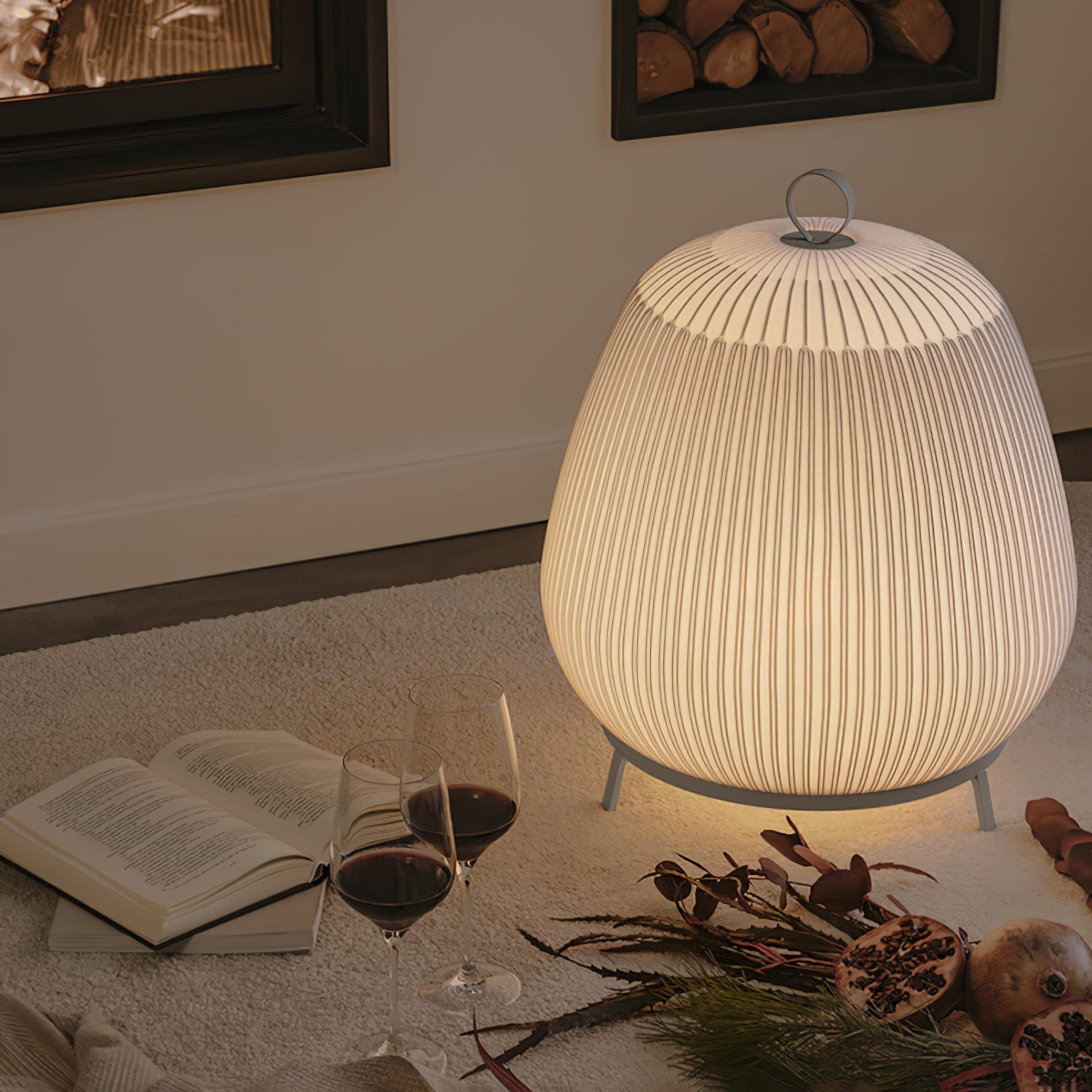 Nancy Modern Fabric Table Lamp