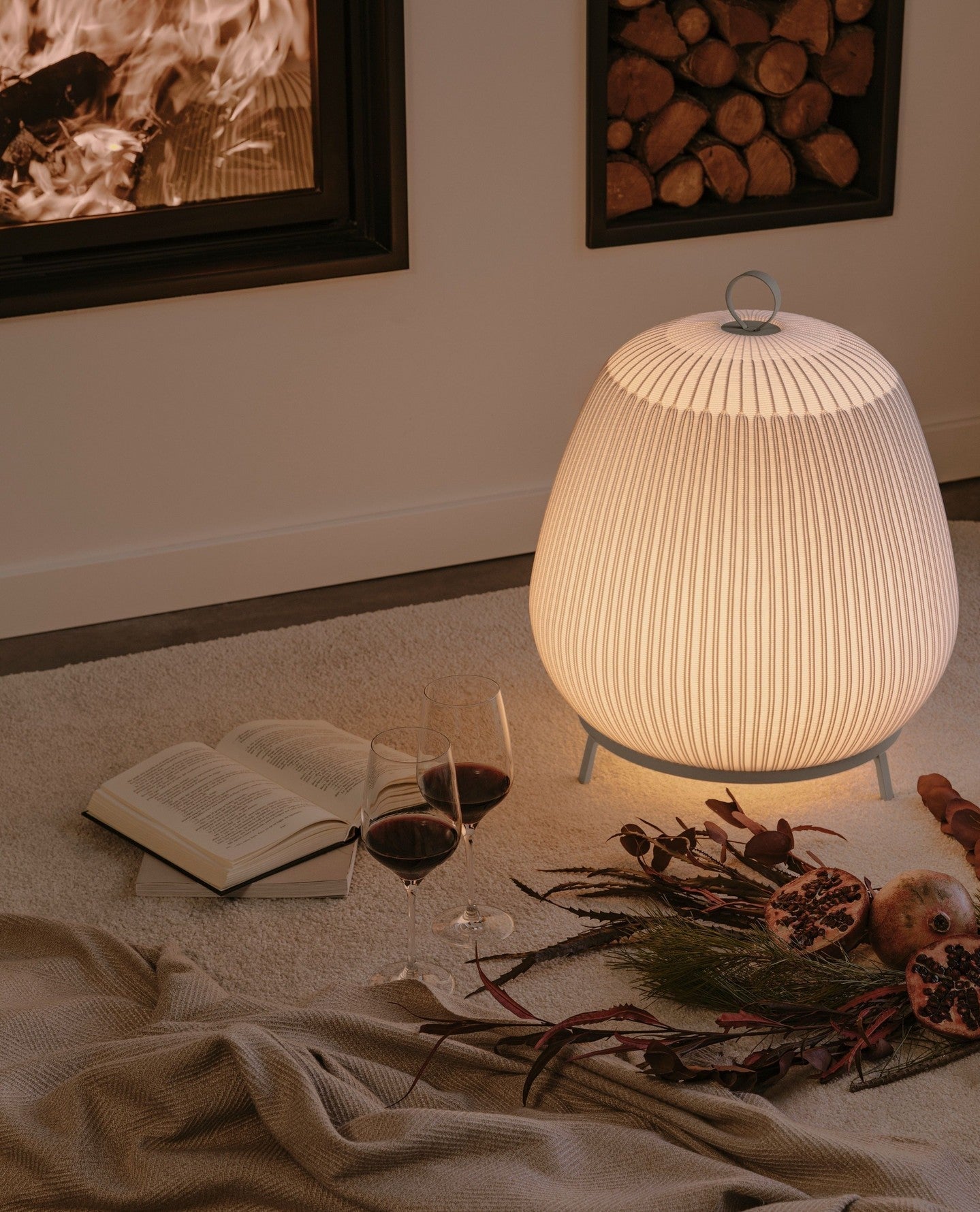 Nancy Modern Fabric Table Lamp