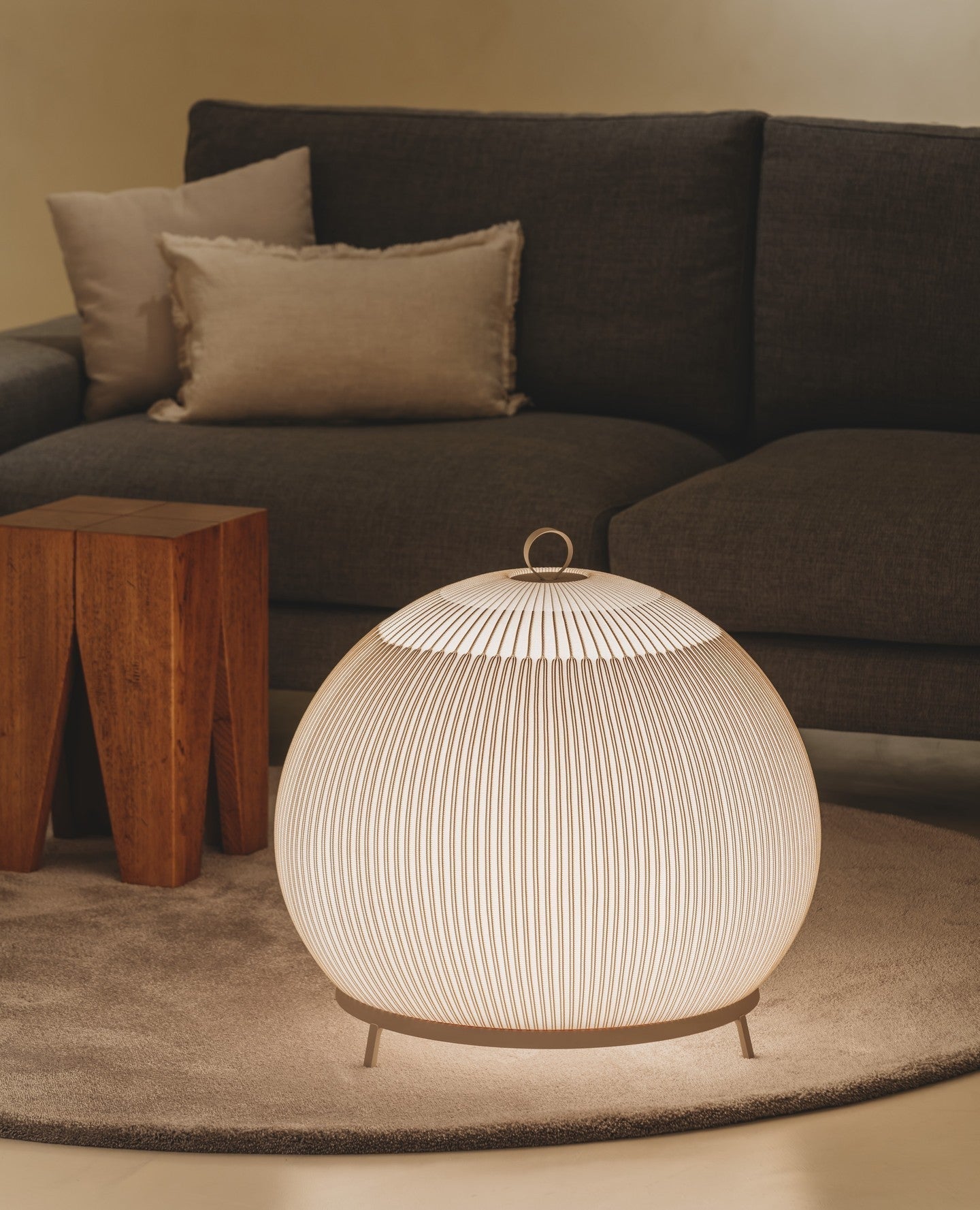 Nancy Modern Fabric Table Lamp