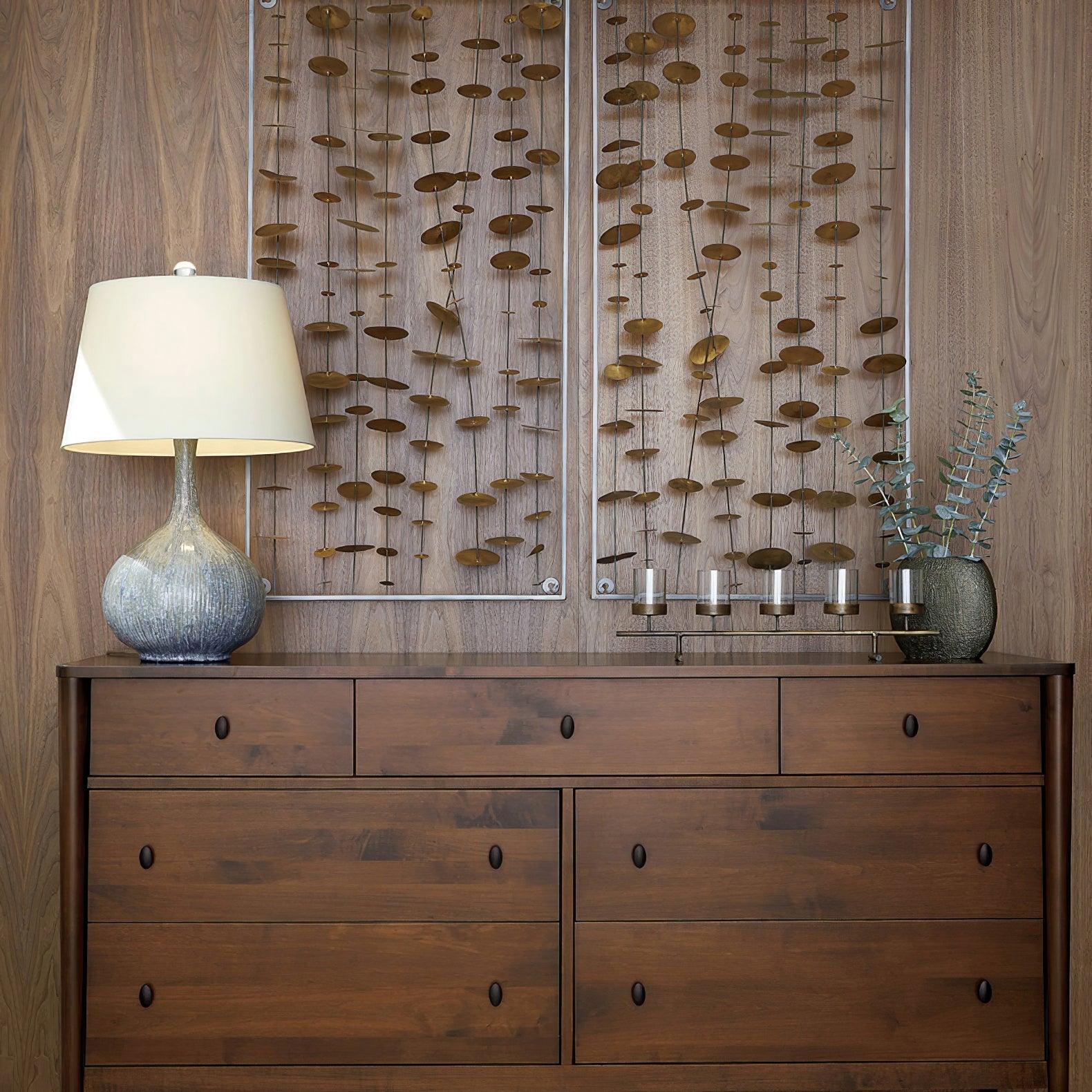 Deyra Ceramic Fabric Table Lamp