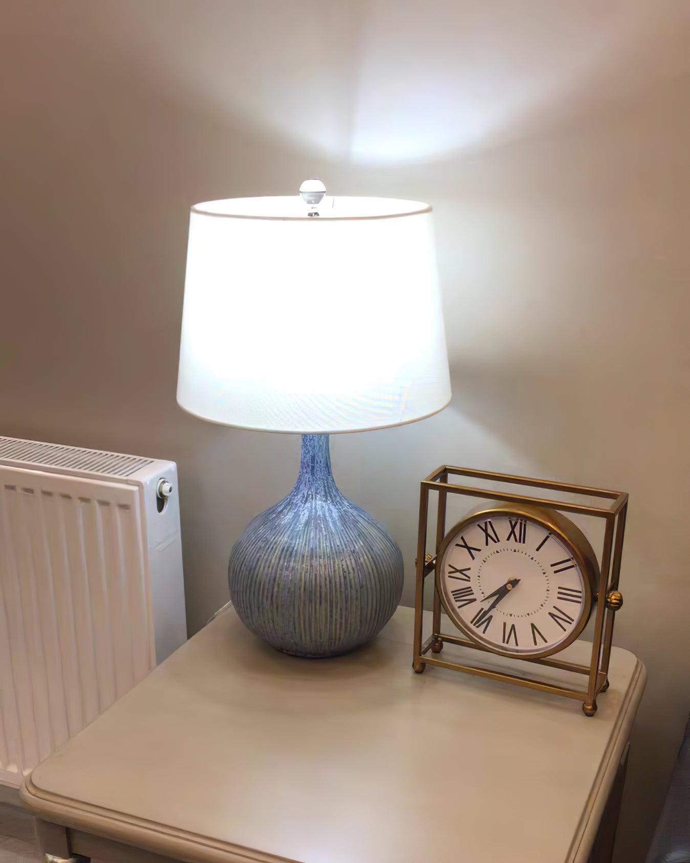 Deyra Ceramic Fabric Table Lamp
