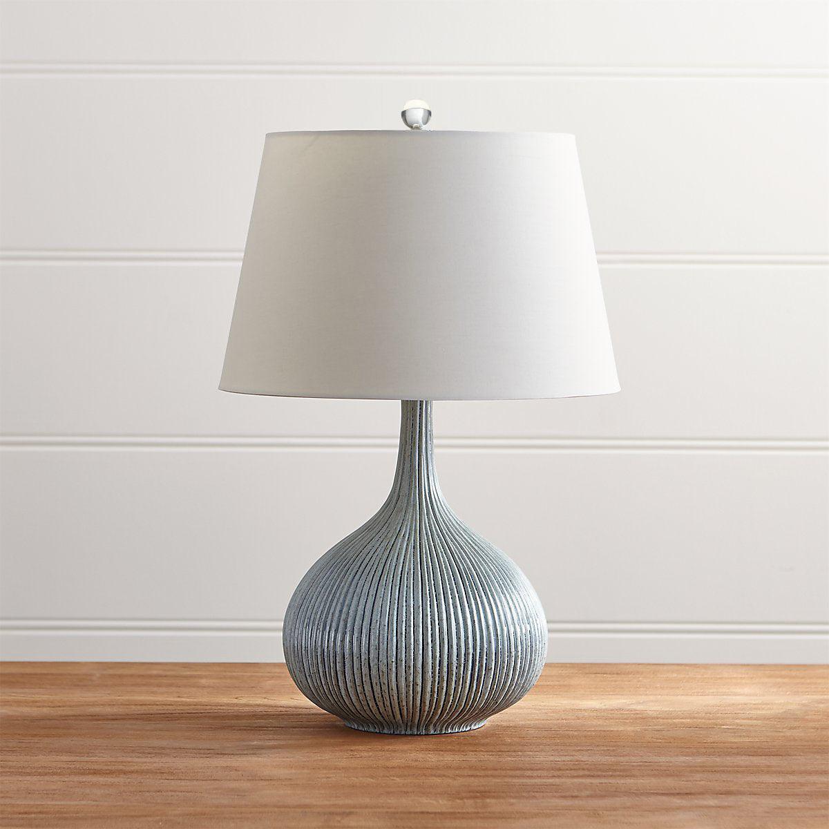 Deyra Ceramic Fabric Table Lamp