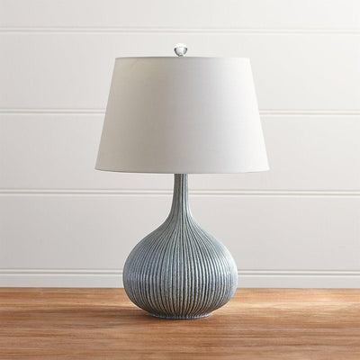 Deyra Ceramic Fabric Table Lamp