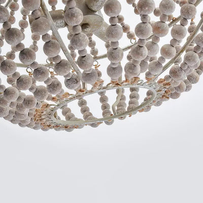 Aglo Chandelier Wood Organic Relaxed