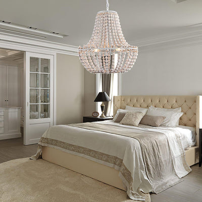 Aglo Chandelier Wood Organic Relaxed