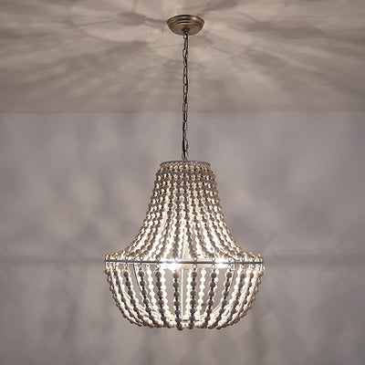 Aglo Chandelier Wood Organic Relaxed