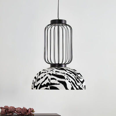 Forge Industrial Fabric Pendant Lamp