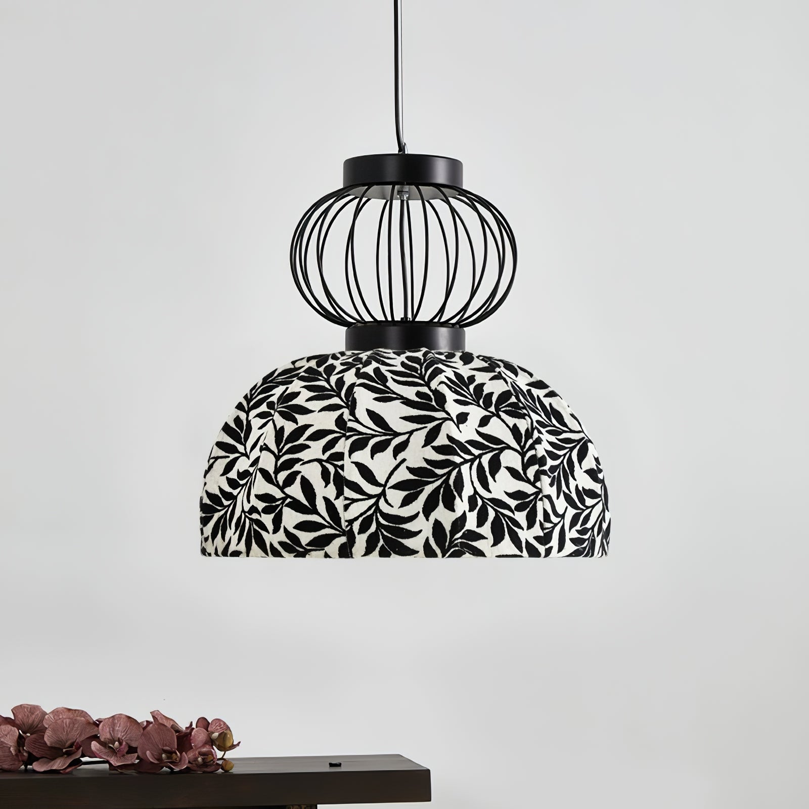 Forge Industrial Fabric Pendant Lamp