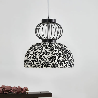 Forge Industrial Fabric Pendant Lamp