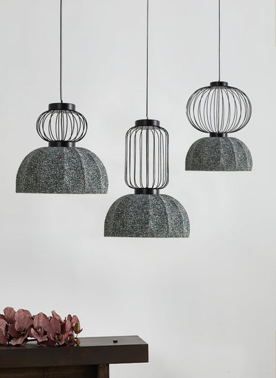 Forge Industrial Fabric Pendant Lamp