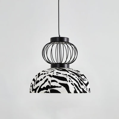 Forge Industrial Fabric Pendant Lamp