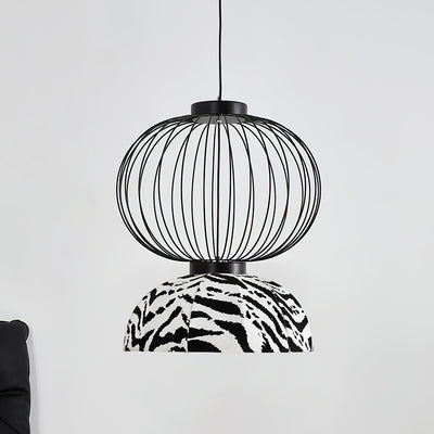 Forge Industrial Fabric Pendant Lamp