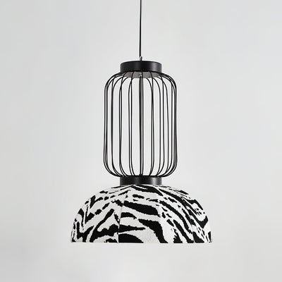 Forge Industrial Fabric Pendant Lamp