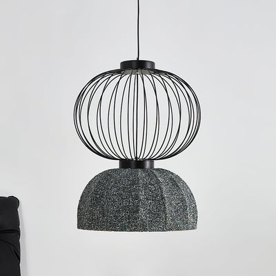 Forge Industrial Fabric Pendant Lamp