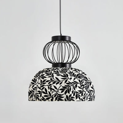 Forge Industrial Fabric Pendant Lamp