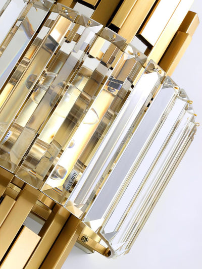 Voveliel Postmodern Luxury Crystal Glass Wall Lamp - Neutral Decor
