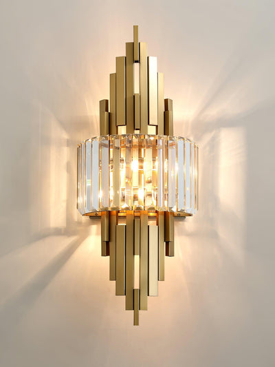 Voveliel Postmodern Luxury Crystal Glass Wall Lamp - Neutral Decor