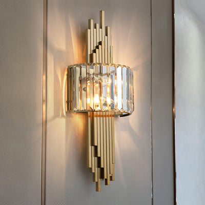 Voveliel Postmodern Luxury Crystal Glass Wall Lamp - Neutral Decor