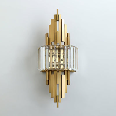 Voveliel Postmodern Luxury Crystal Glass Wall Lamp - Neutral Decor